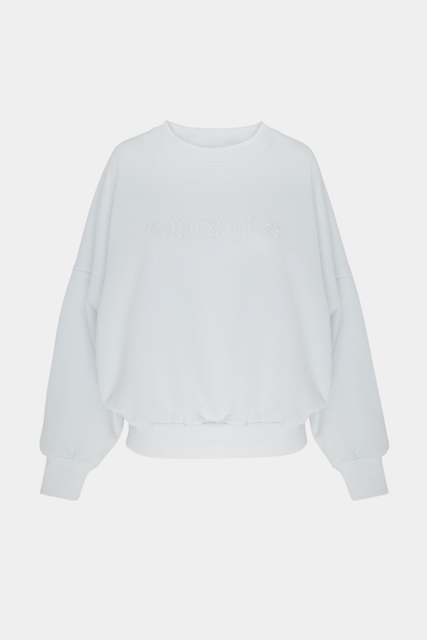 Белый свитшот Basic Nineteen