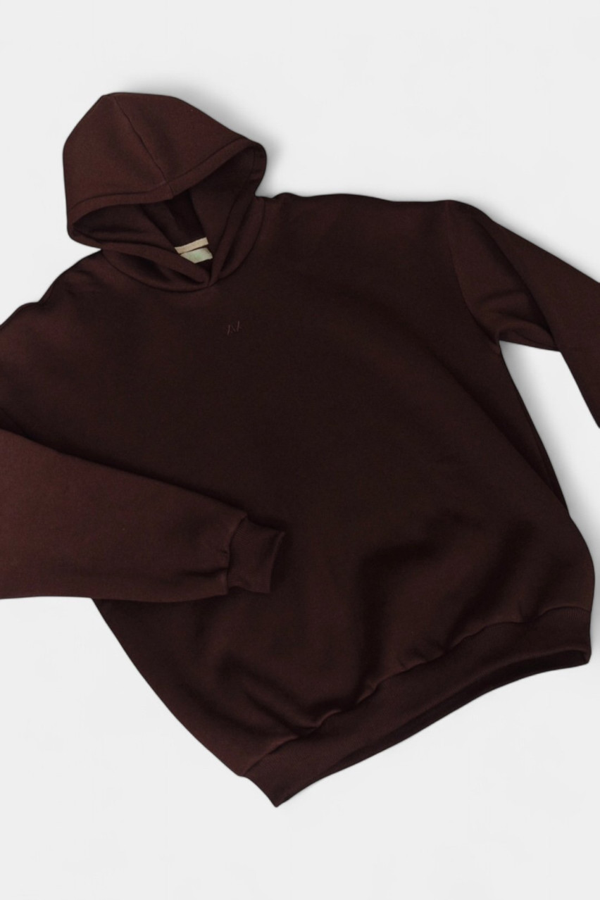 Коричневое худи Nineteen
