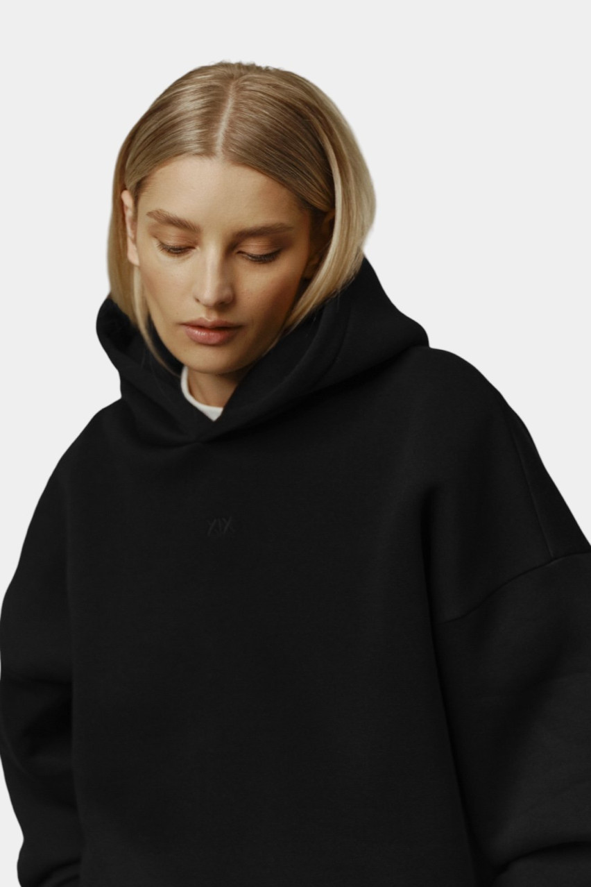 Чёрное худи Nineteen