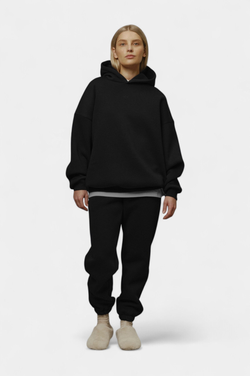 Чёрное худи Nineteen