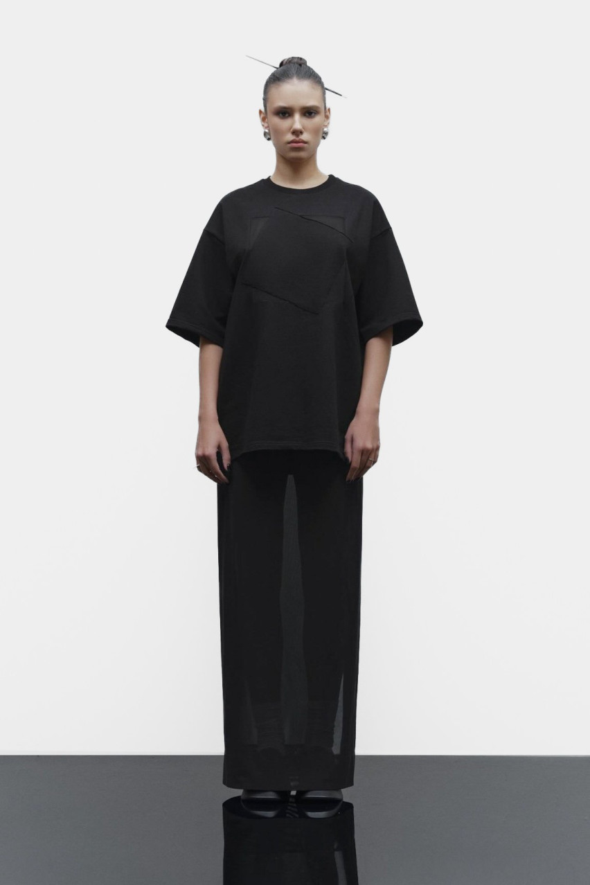 Чёрная футболка Malevich Nineteen 