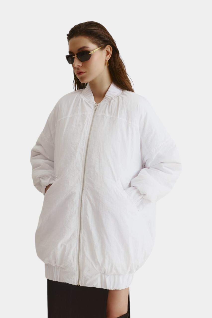 Білий бомбер Vivie NINETEEN