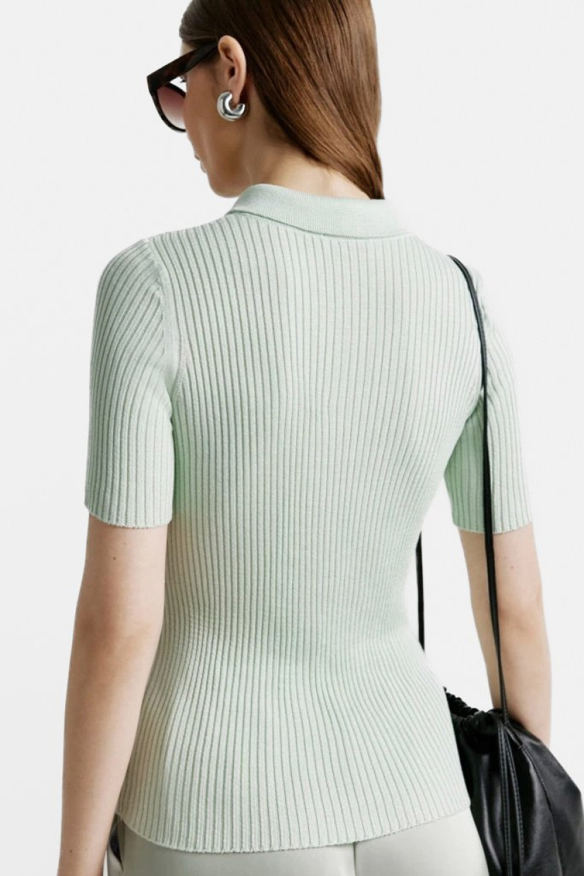 Мятное поло Clover O.TAJE 