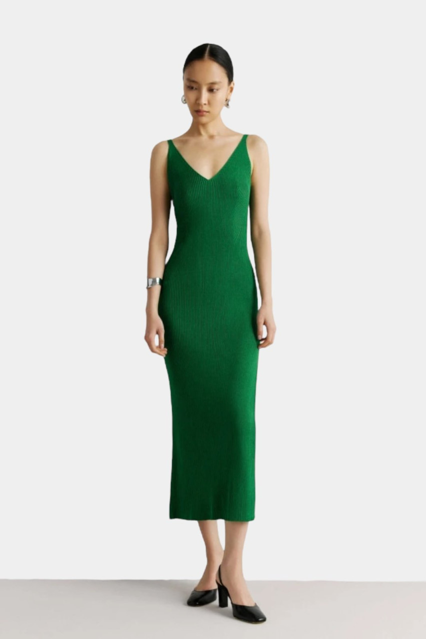 Зелёное платье Paula O.TAJE