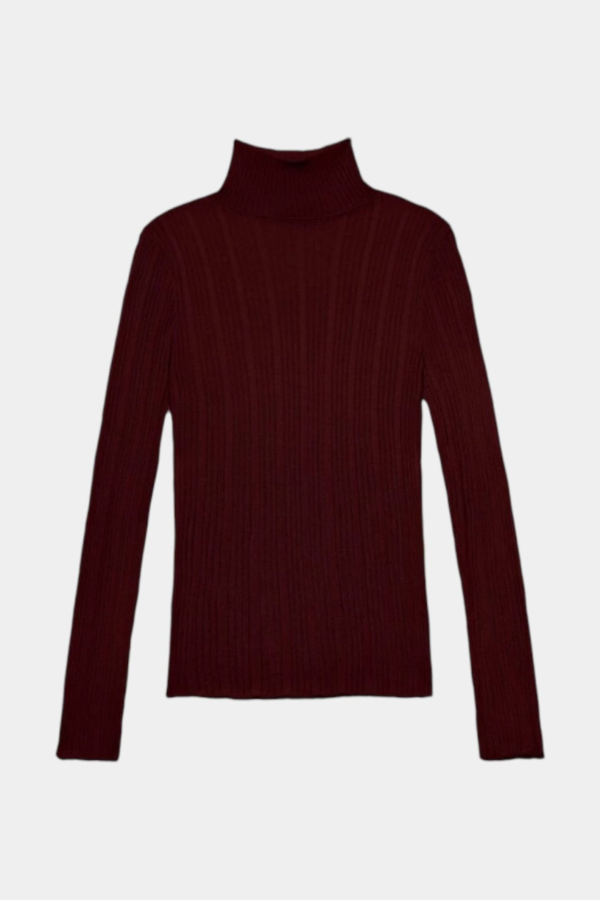 Бордовый гольф Lynn O.TAJE