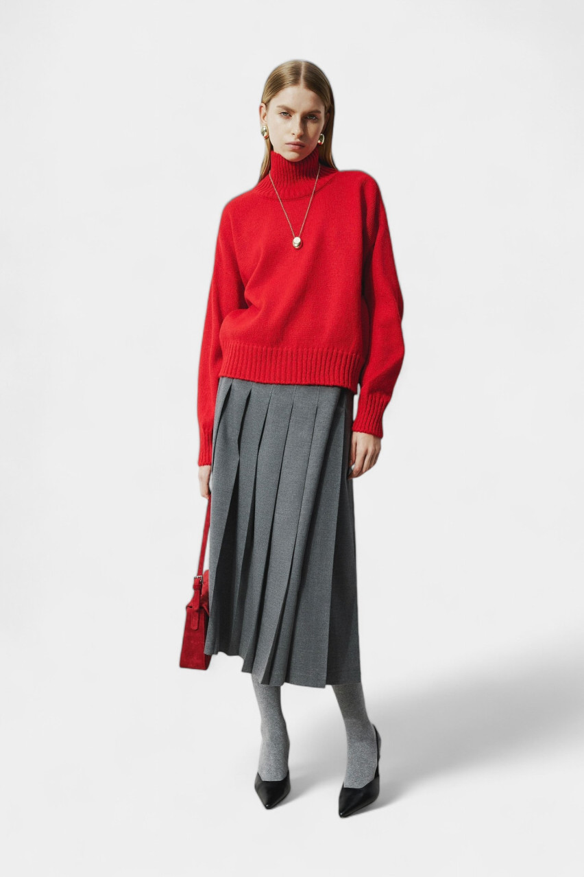 Червоний светр Freya O.TAJE