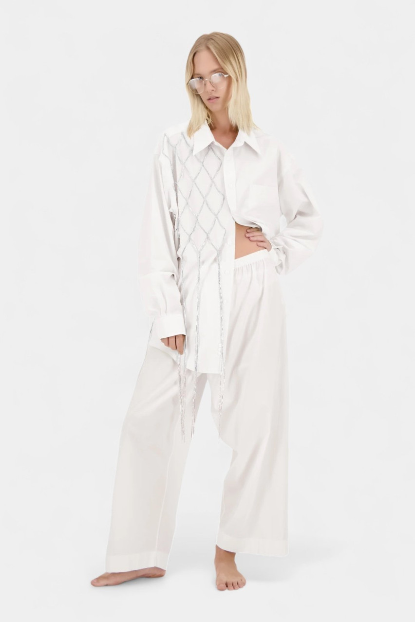 Белая рубашка Redesigned Shirt 19 Omelia