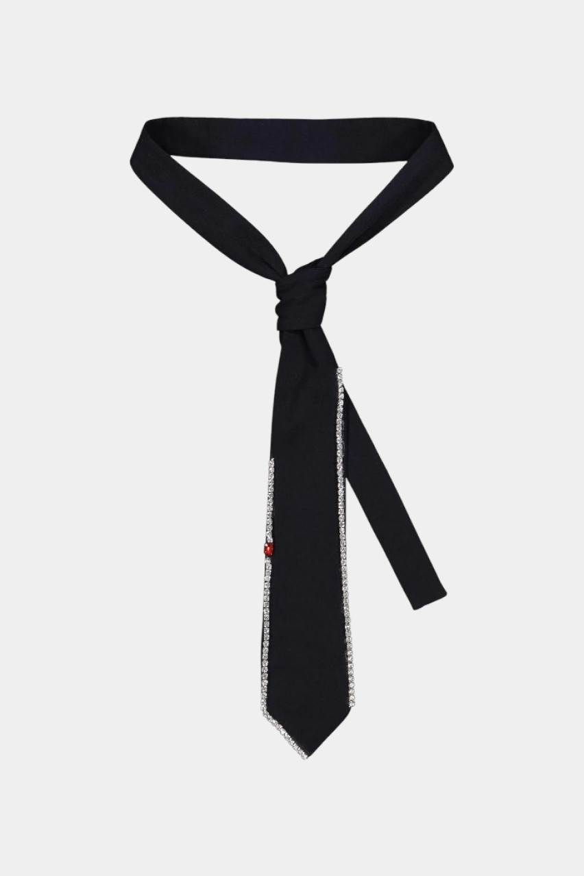 Чорна краватка Redesigned Tie 01 OMELIA