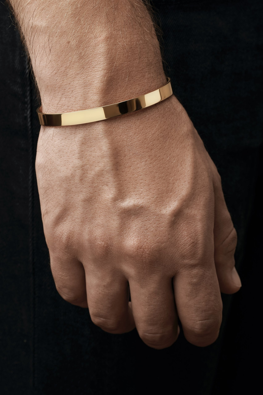 Золотой браслет OneMan