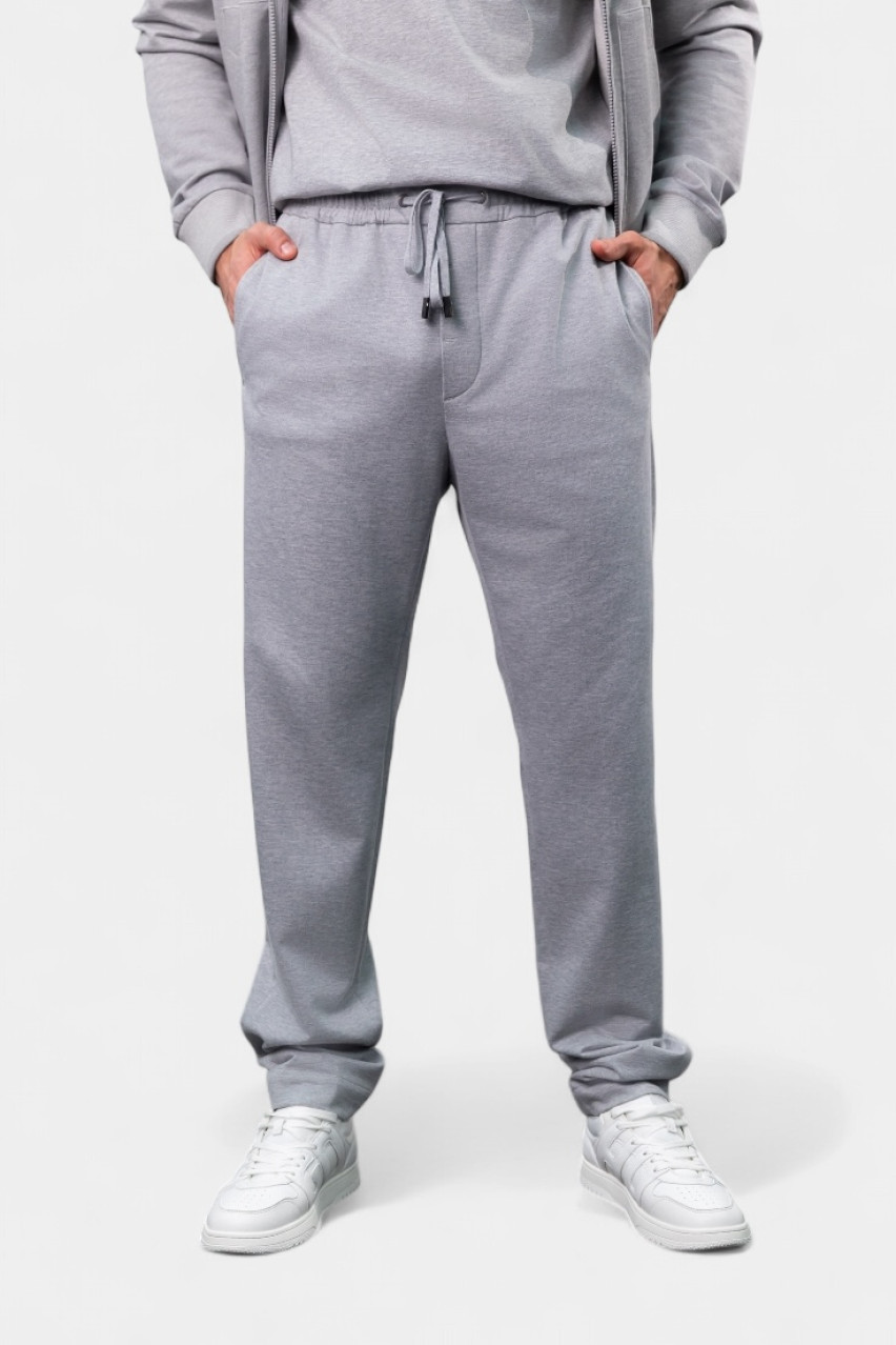 Серый спортивный костюм из мягкого хлопка R57000J0-A0074-A70, R54157J00N-00074-970 Peserico