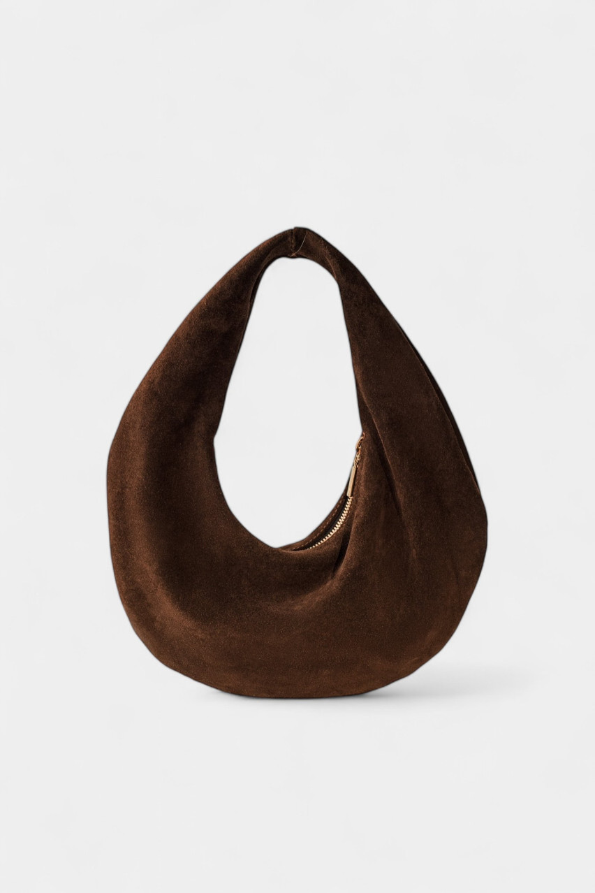 Коричнева сумка Bagel HBB-02 Poelle