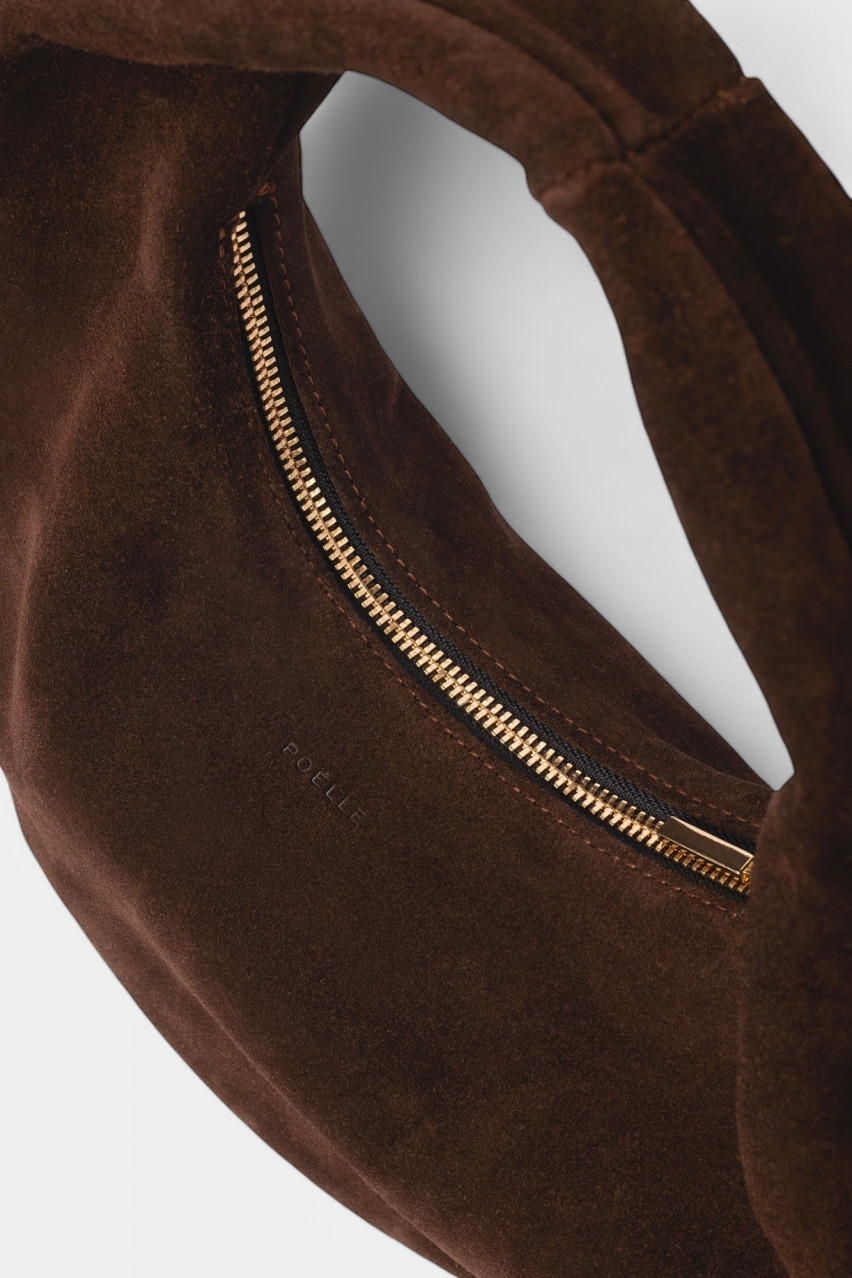 Коричнева сумка Bagel HBB-02 Poelle