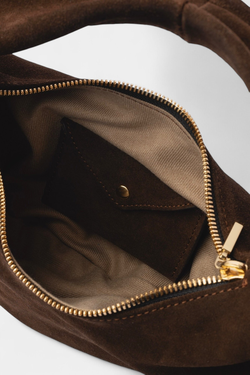 Коричнева сумка Bagel HBB-02 Poelle