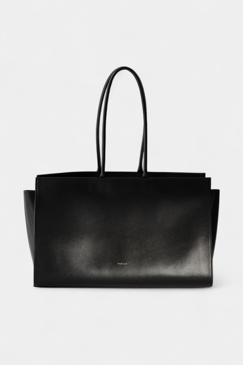 Чорний шопер Carolyn Large LTB-01 Poelle