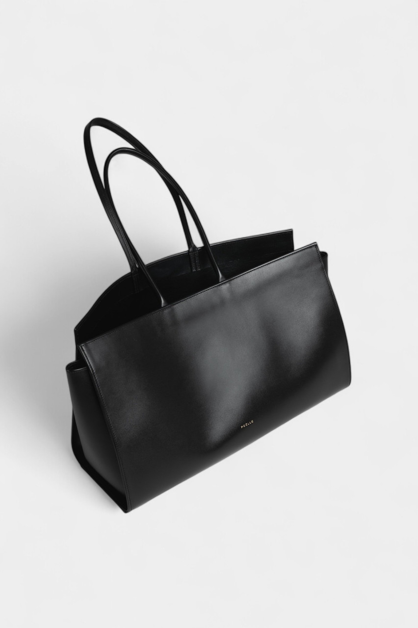 Чорний шопер Carolyn Large LTB-01 Poelle