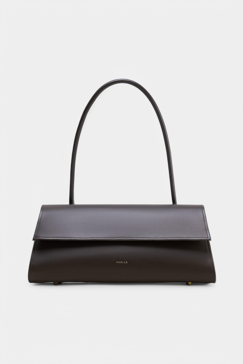 Коричневая сумка Untitled UTD-02 Poelle (золотая фурнитура)