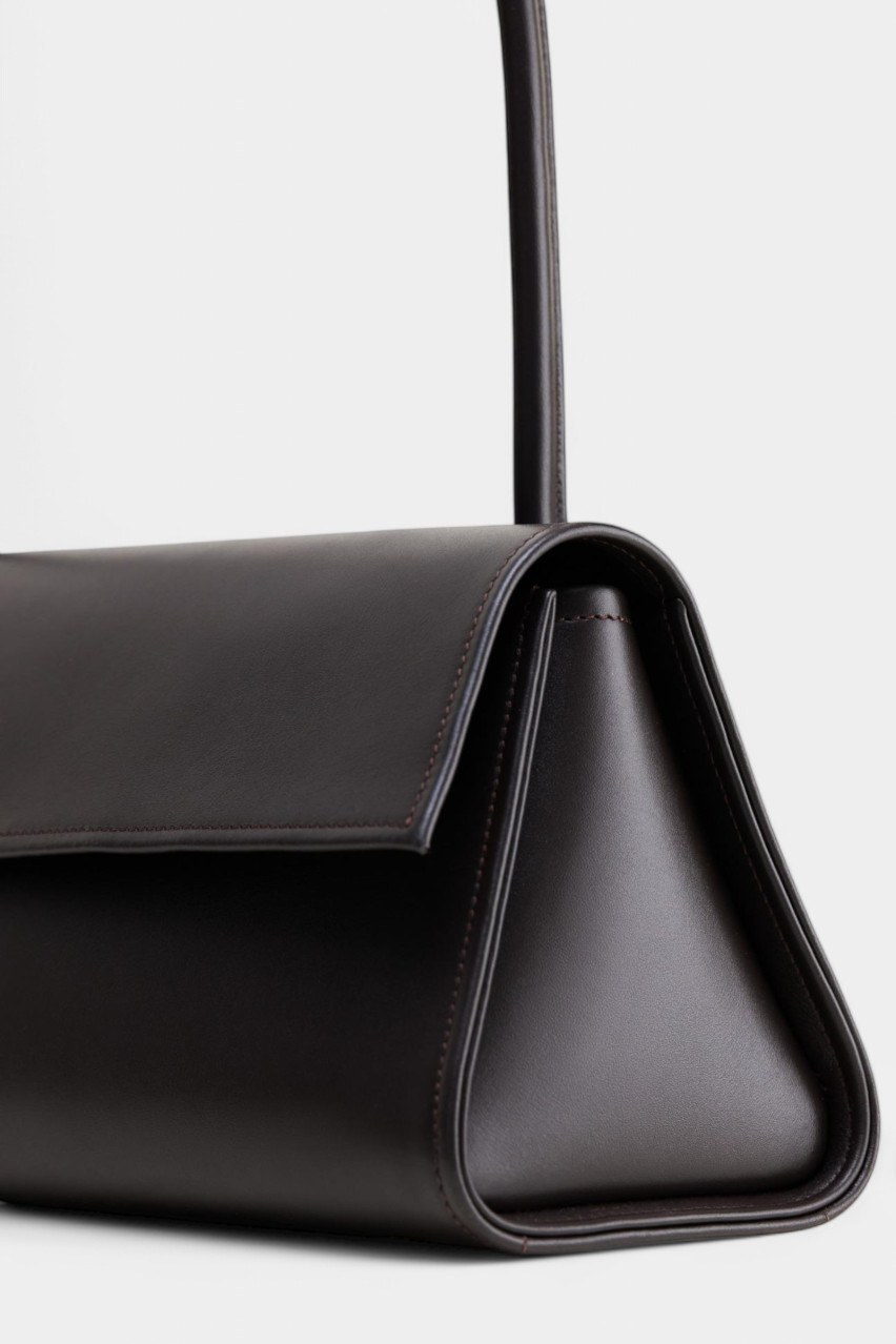 Коричневая сумка Untitled UTD-02 Poelle (золотая фурнитура)