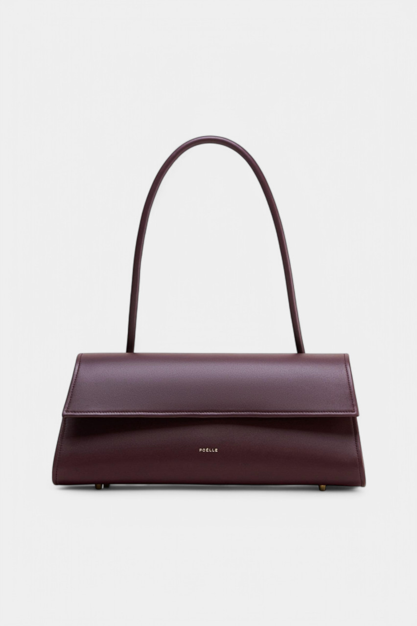 Бордовая сумка Untitled UTD-03 Poelle (золотая фурнитура)