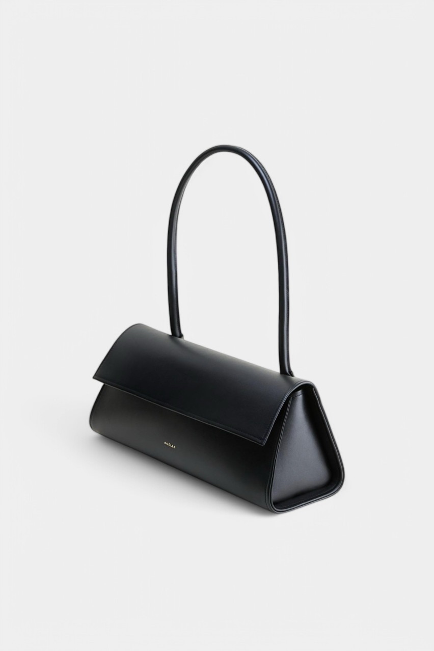 Чорна сумка Untitled UTD-01 Poelle (золота фурнітура)