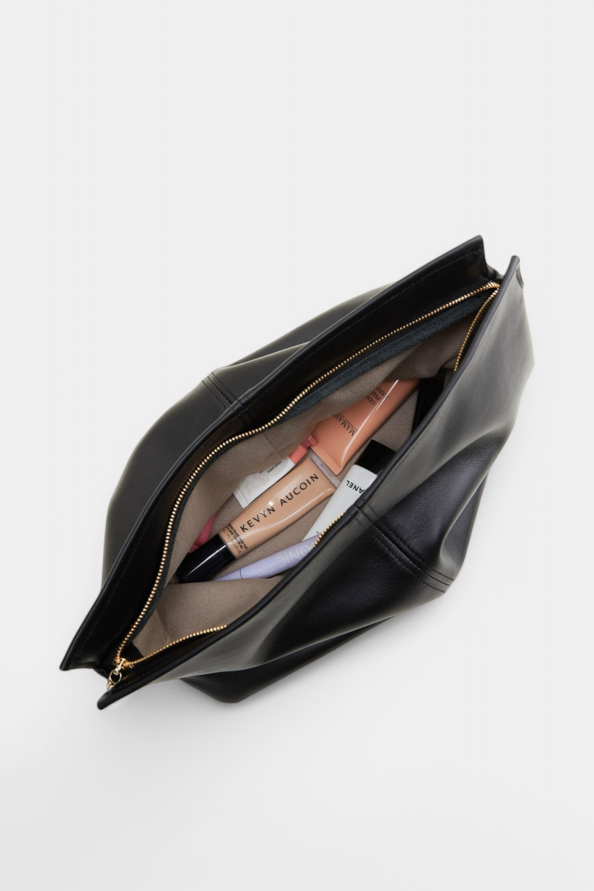 Чорний клатч Elza EC-01 Poelle (золота фурнітура)