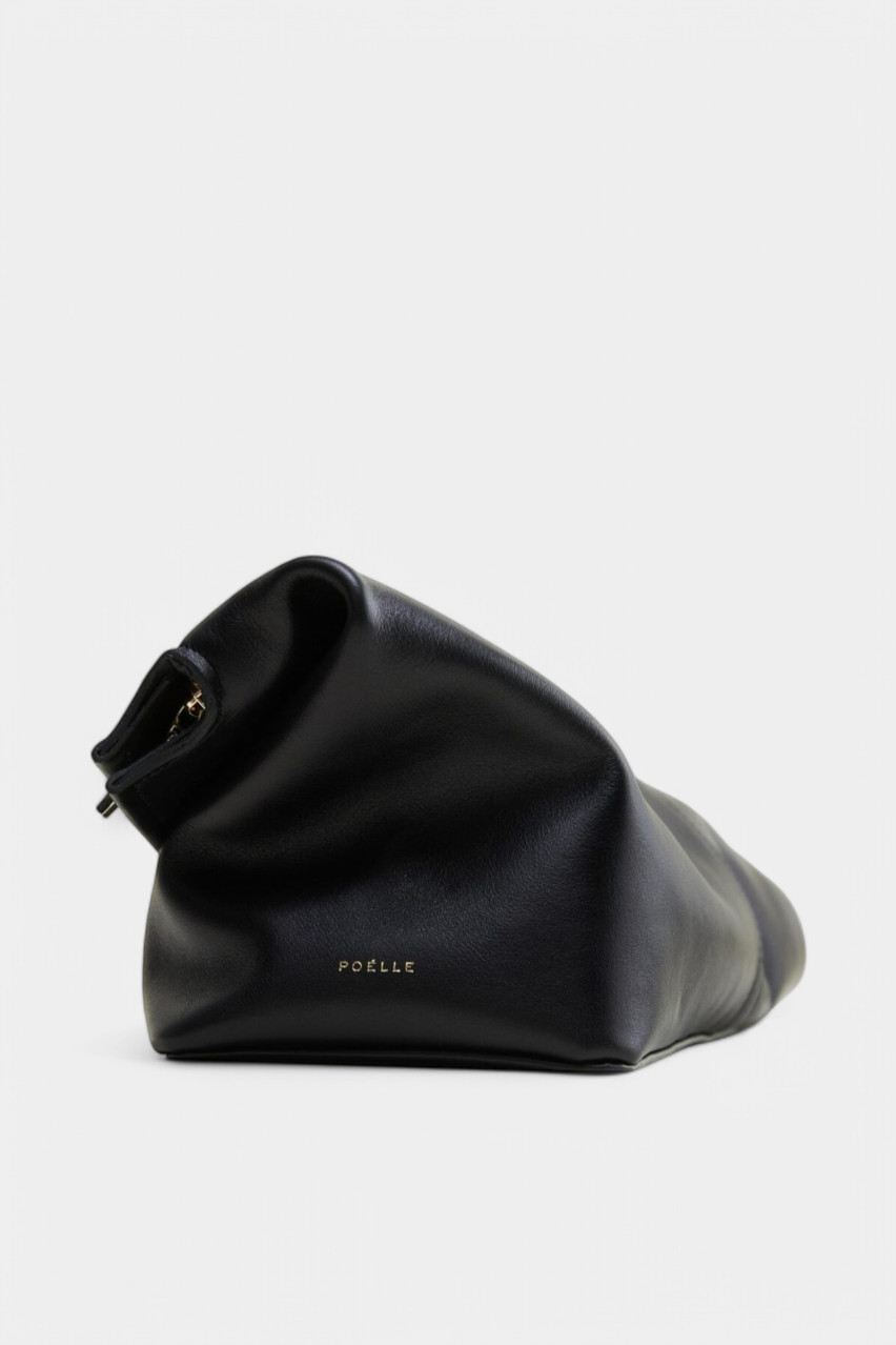 Чорний клатч Elza EC-01 Poelle (золота фурнітура)