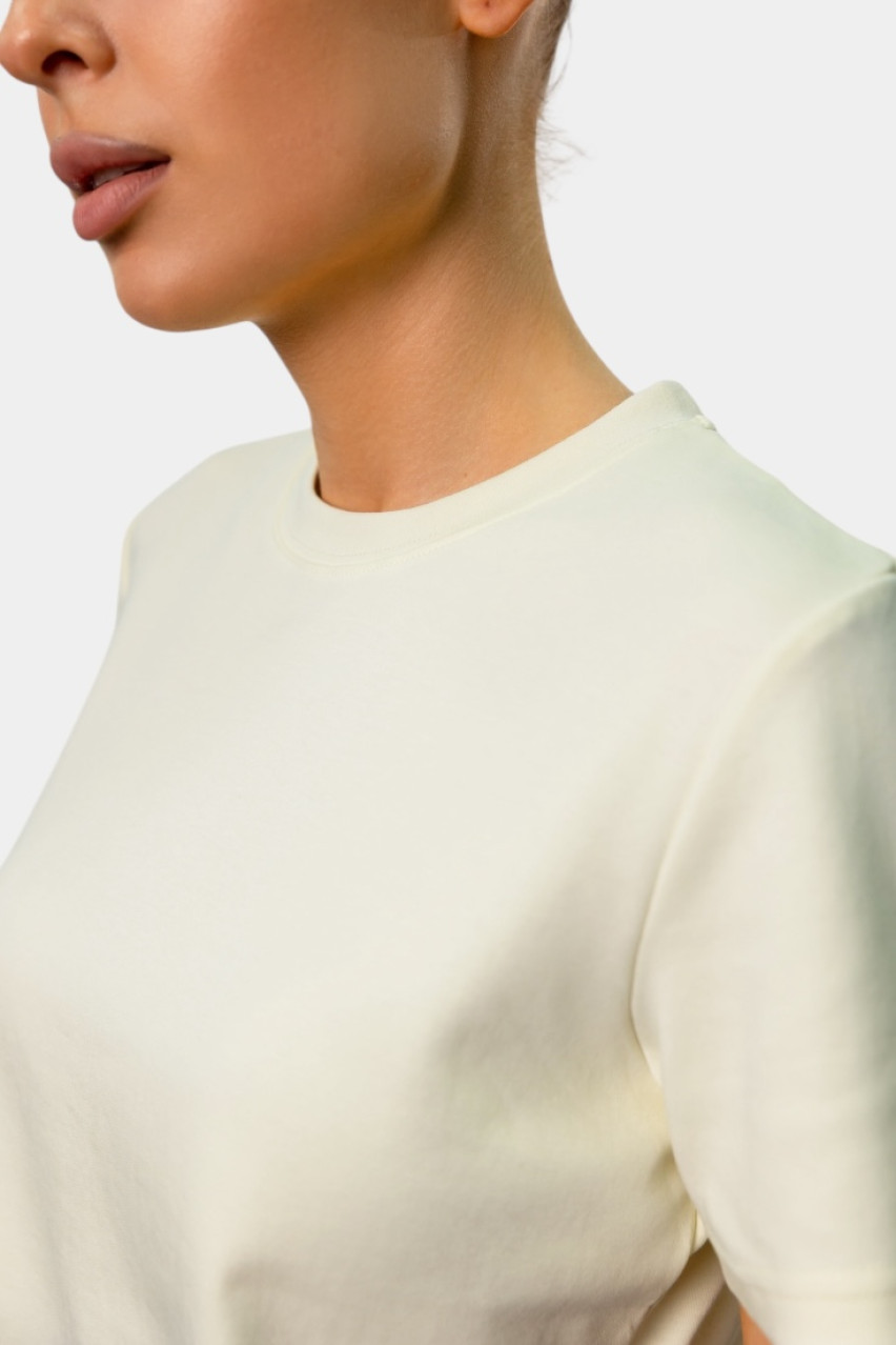 Жовта базова футболка 5390 MYSTAR