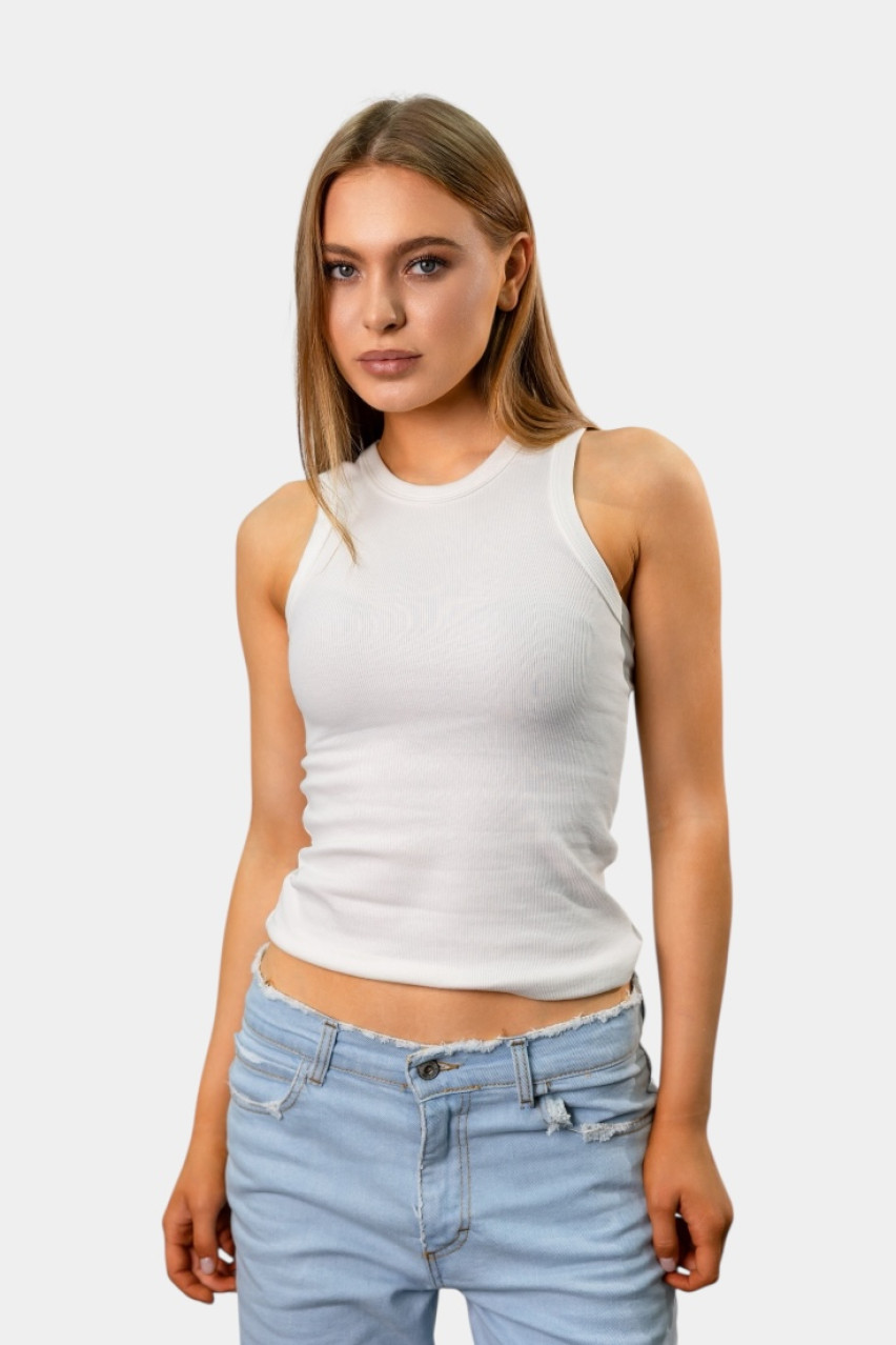 Белая базовая майка 5018 MYSTAR