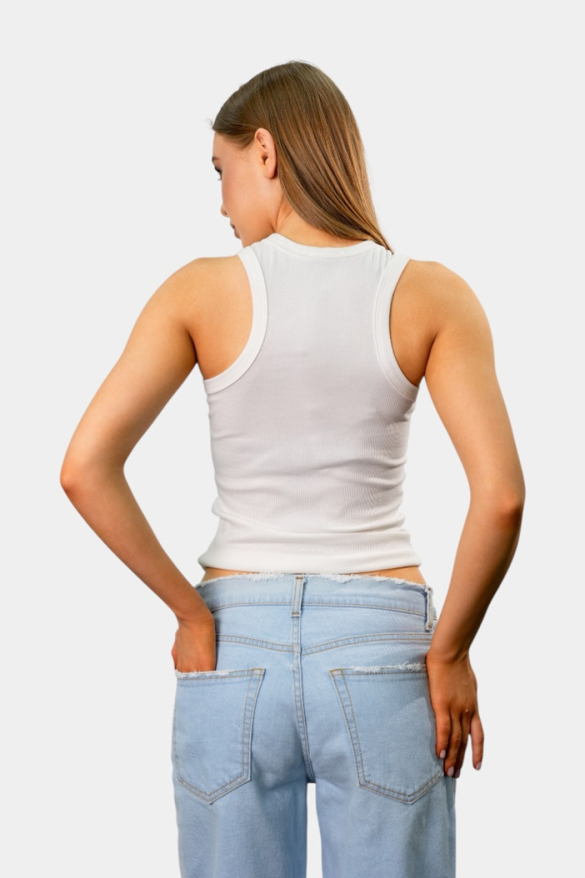 Белая базовая майка 5018 MYSTAR