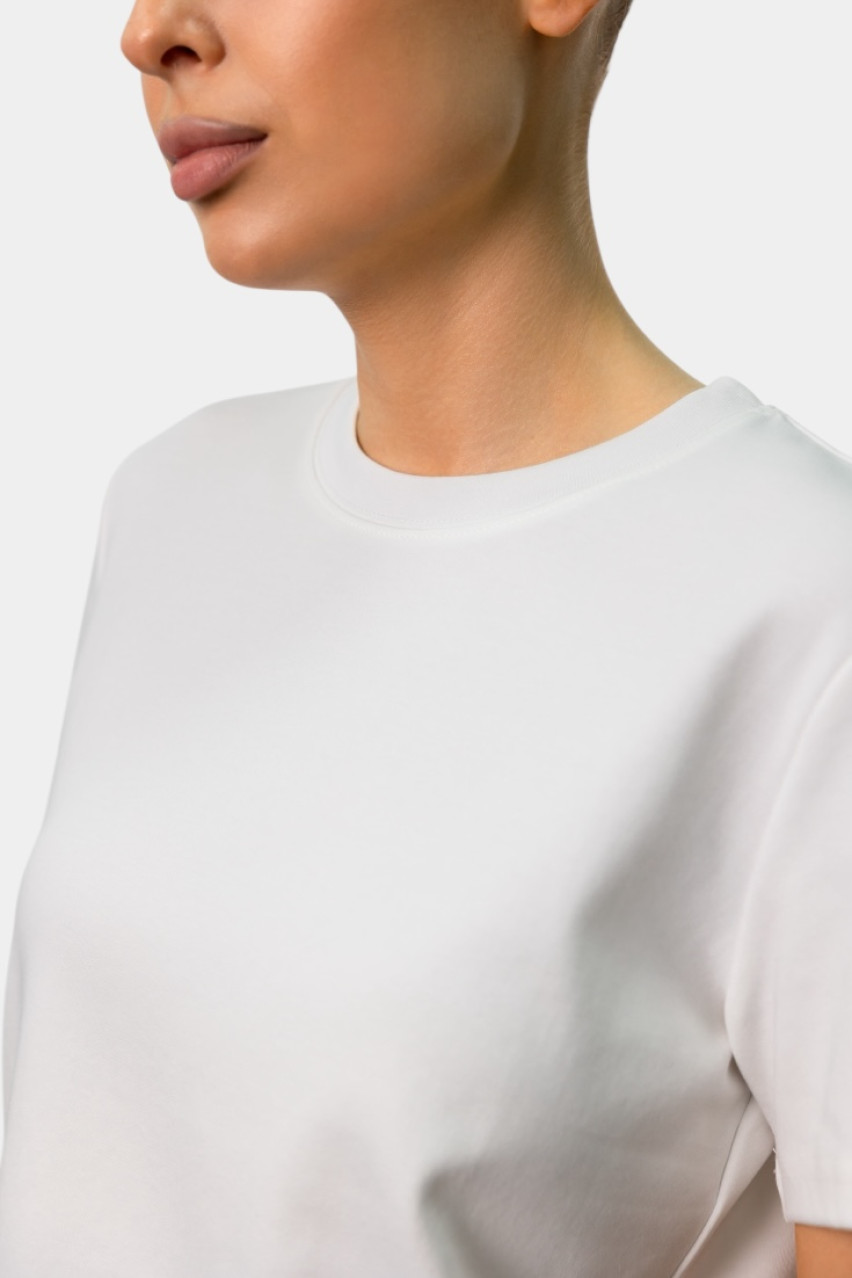 Біла базова футболка 5015 MYSTAR