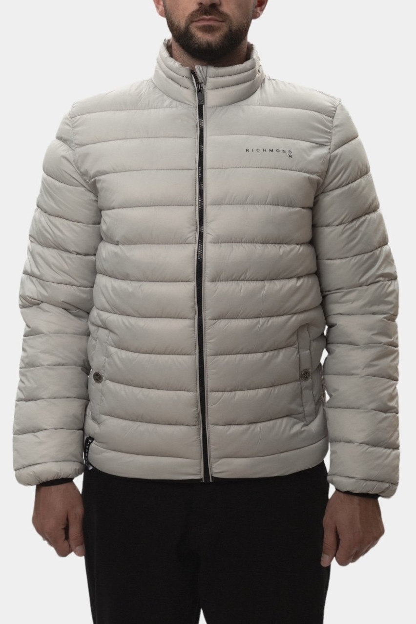 Серый пуховик Oliaf Richmond X