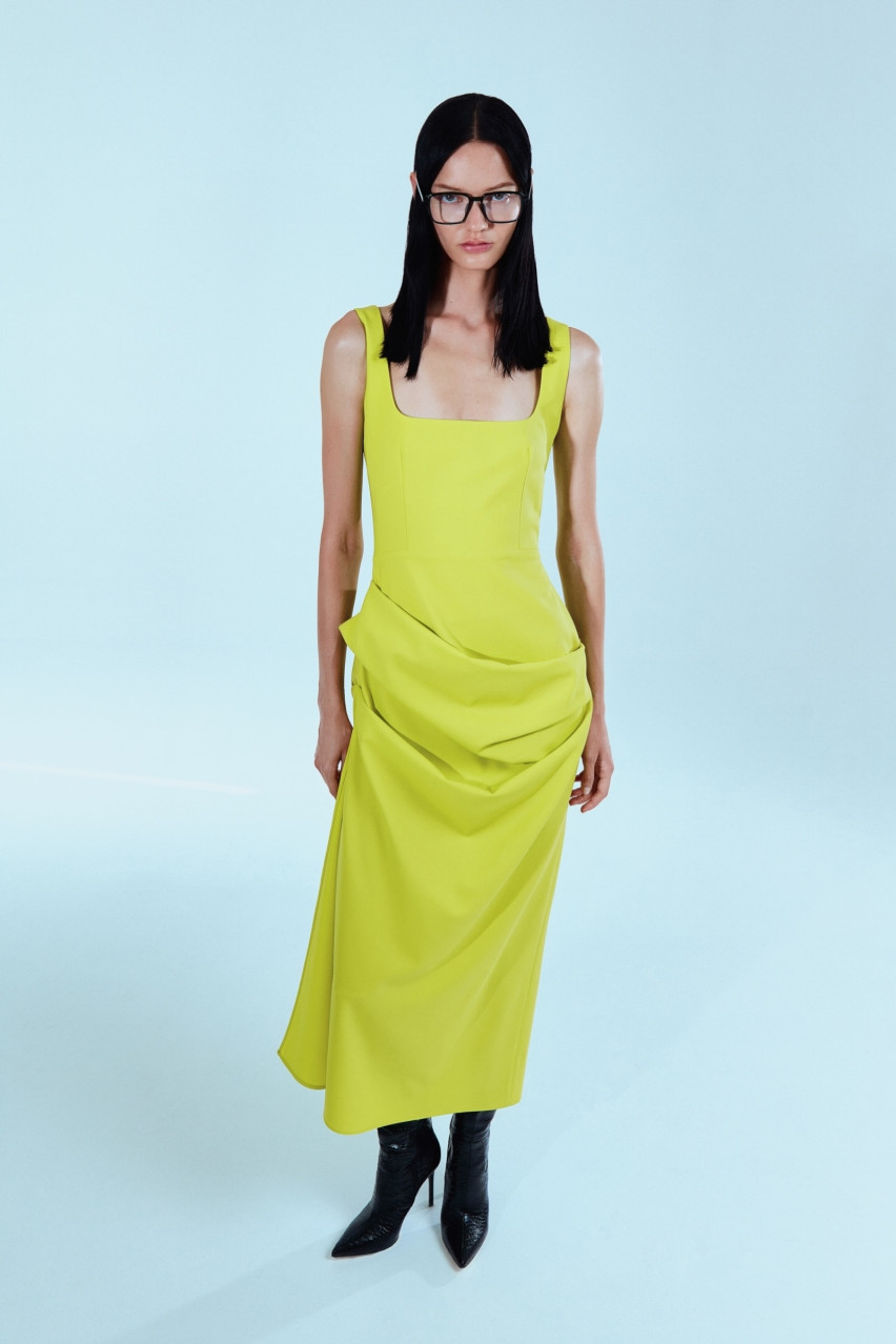 Зелена сукня-футляр SS1633 SAYYA