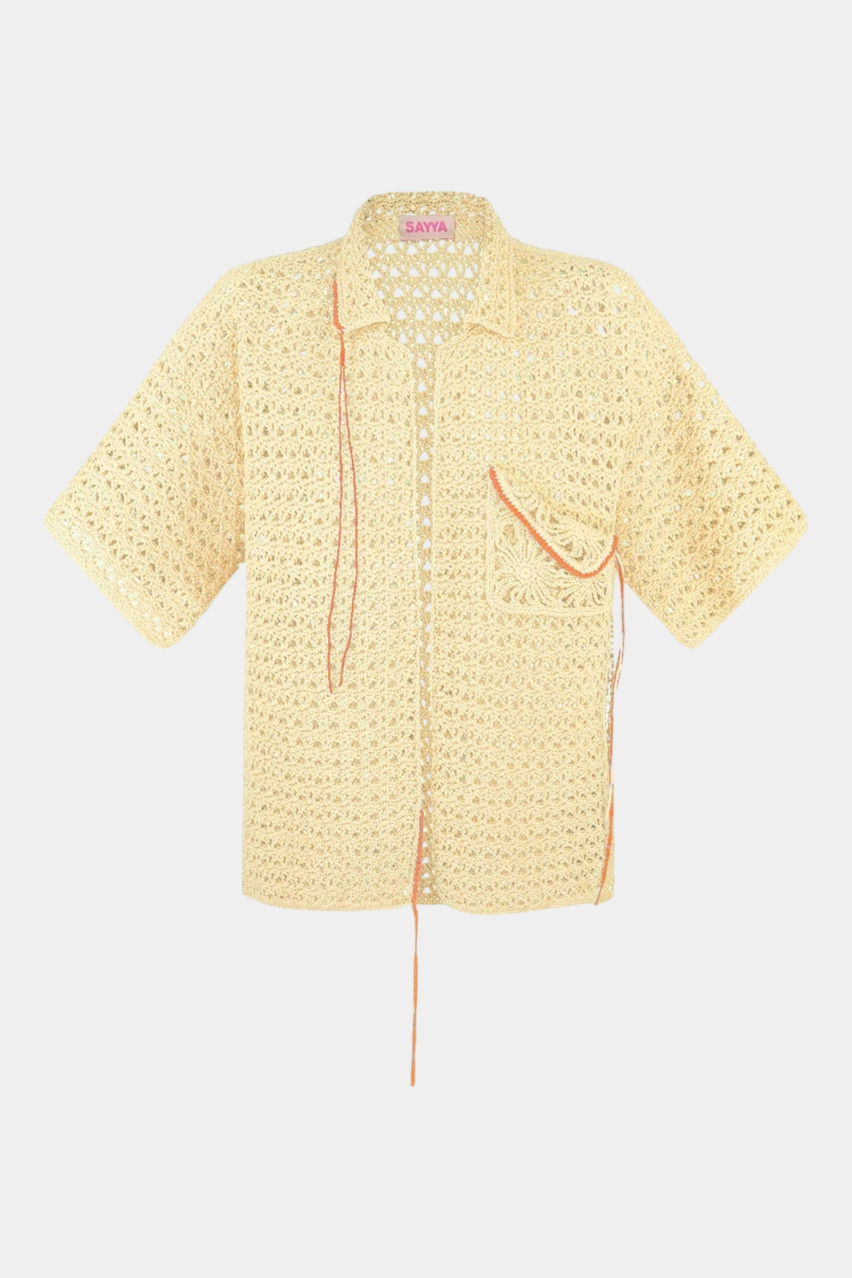 Жовтий вʼязаний кардиган Емма SS1573 SAYYA