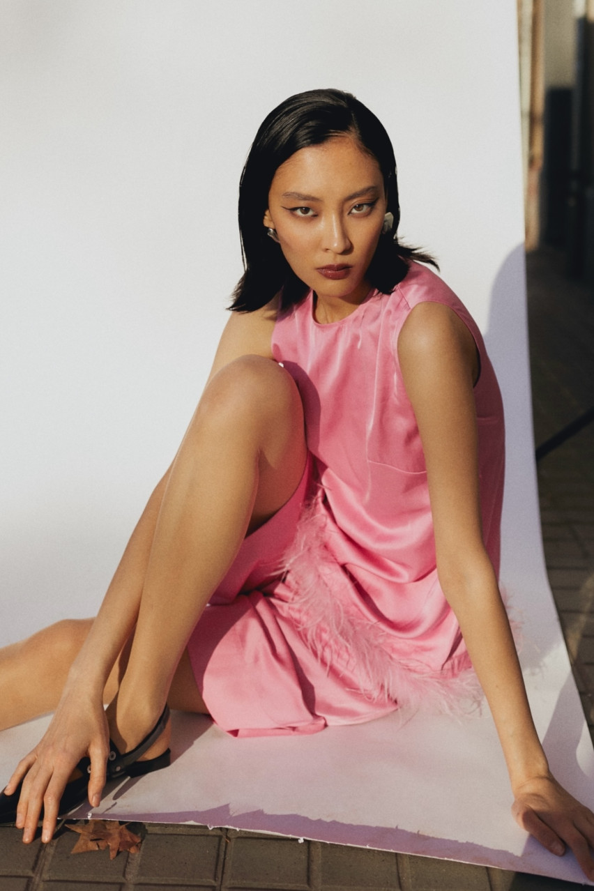 Розовые шорты-бермуды SS1596 SAYYA