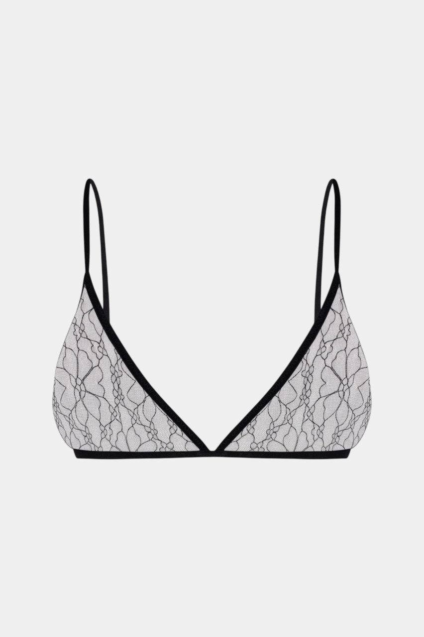 Чорний мереживний топ СО1558 SAYYA