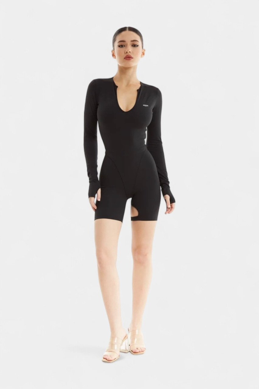 Чорний комбінезон Merberry 2.0 SKINZ