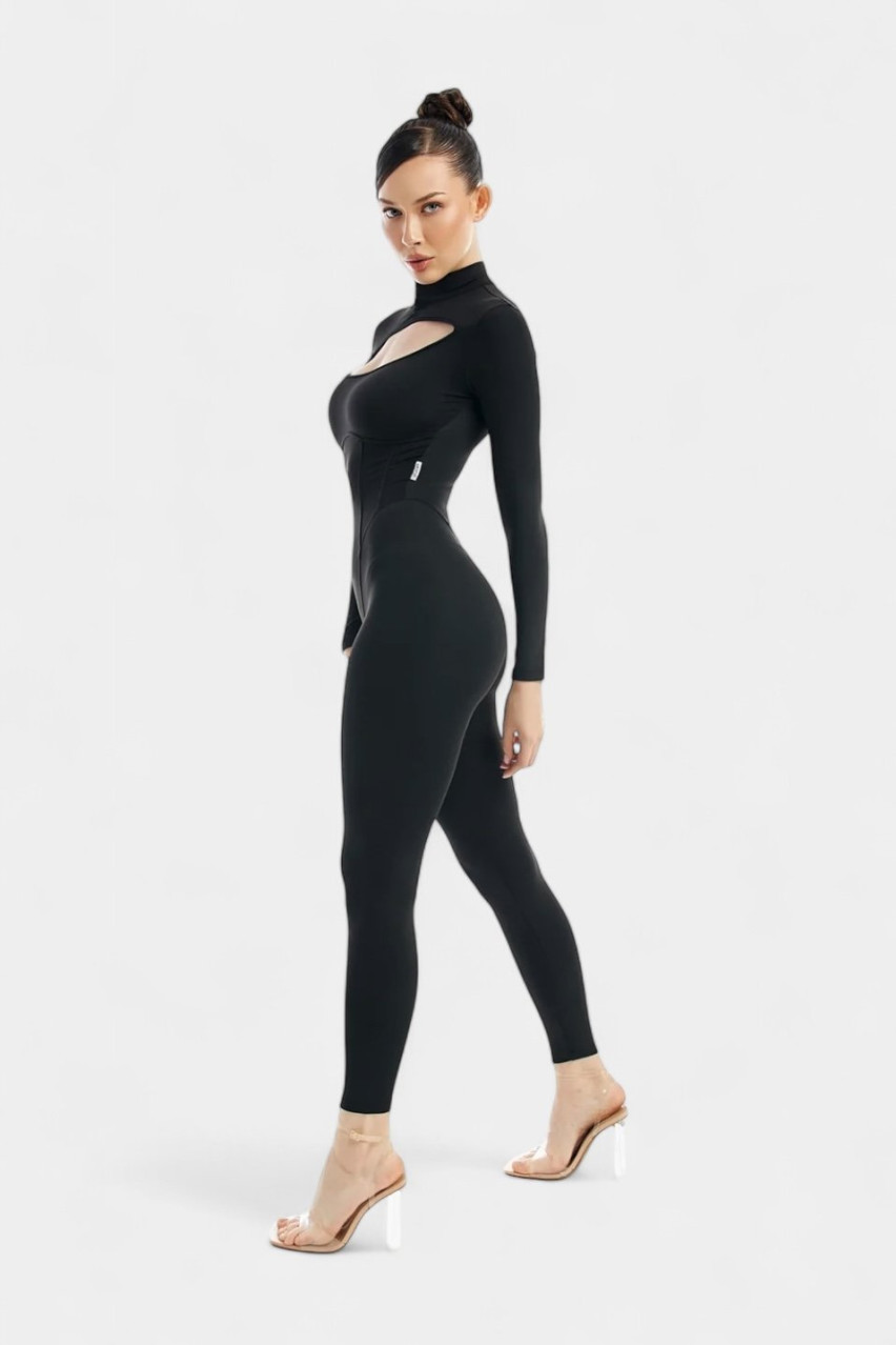 Черный комбинезон Joint 2.0 SKINZ