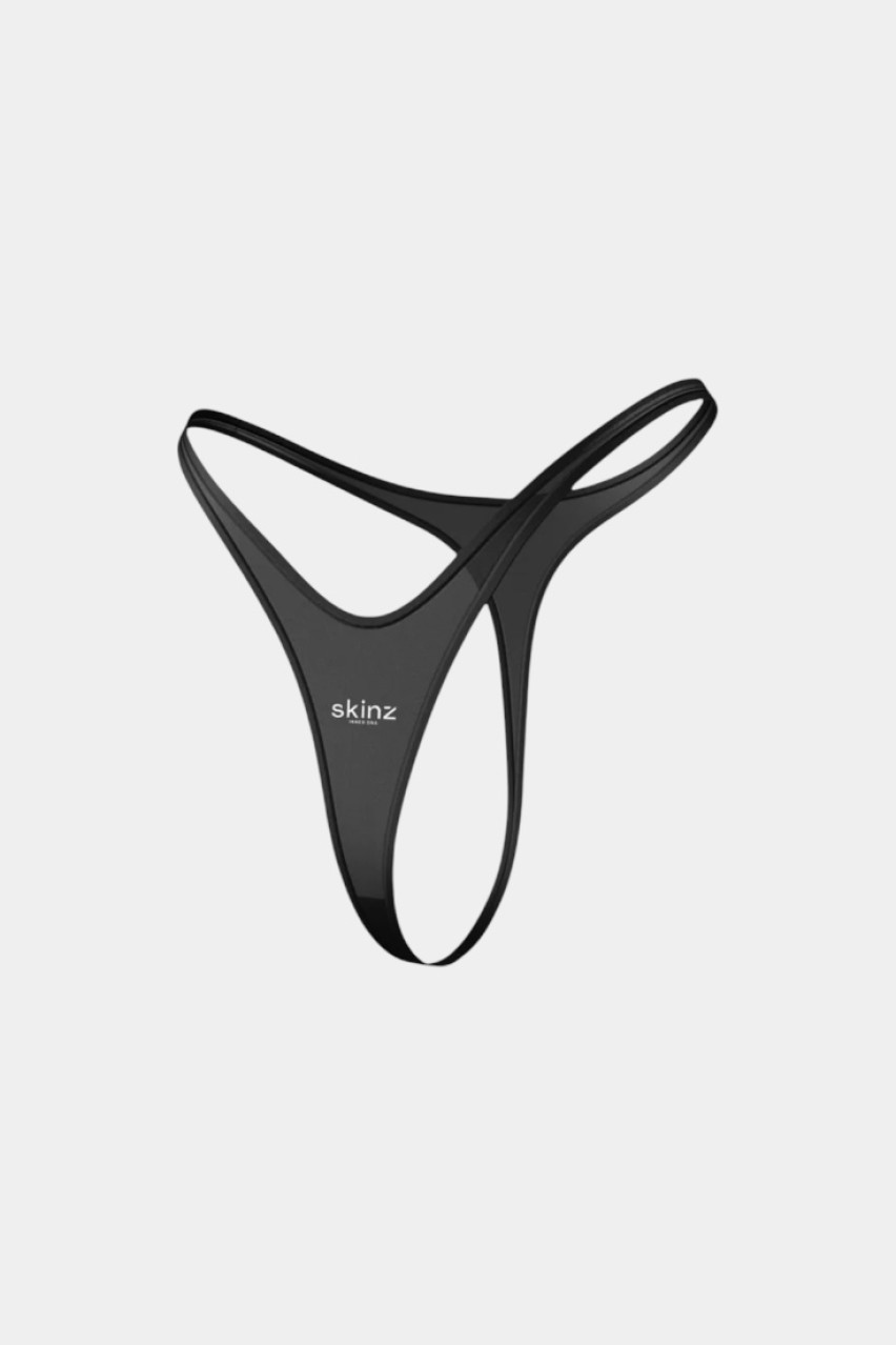 Набор черных стрингов Baby 2.0 SKINZ