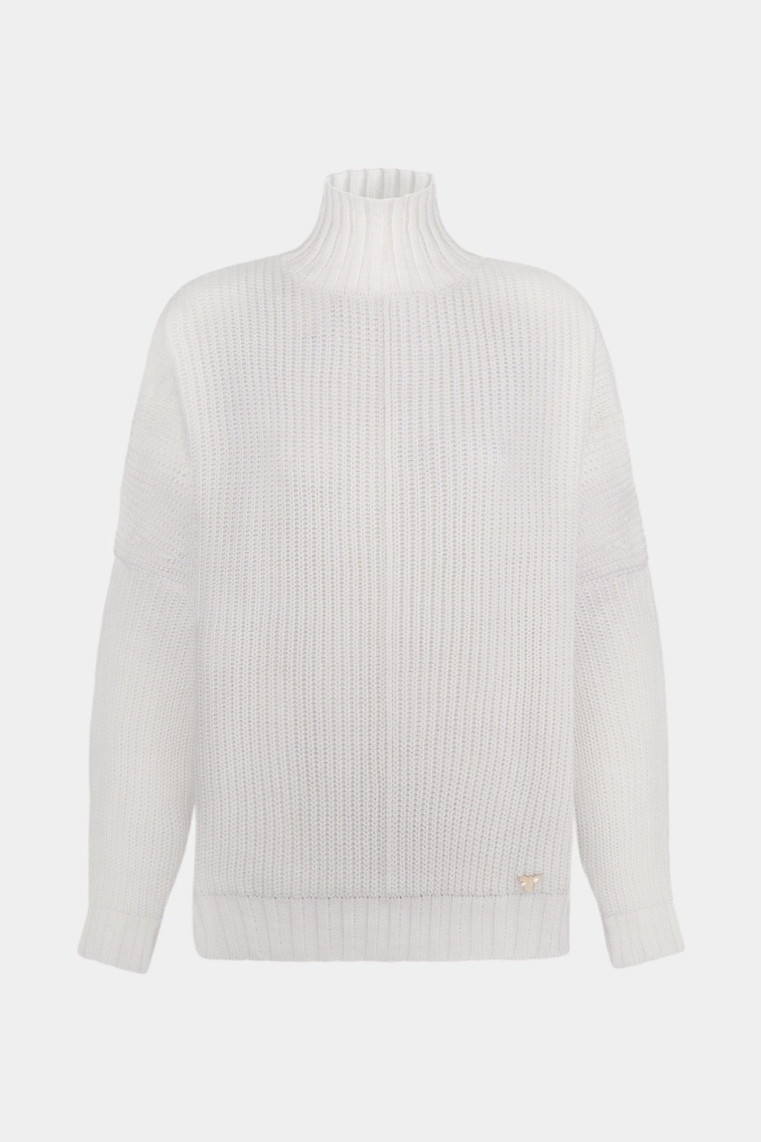 Молочный свитер под горло SMR24-05 T.Mosca