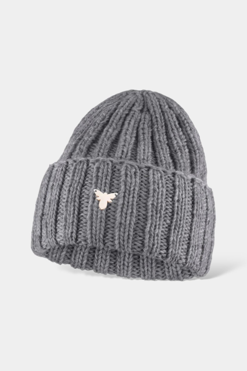 Сіра шапка Beanie HatMh24-01 grey(002) T.Mosca