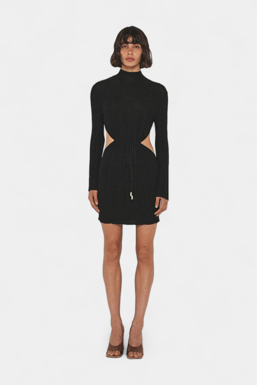 Чёрное платье PDJ24-03 T.Mosca