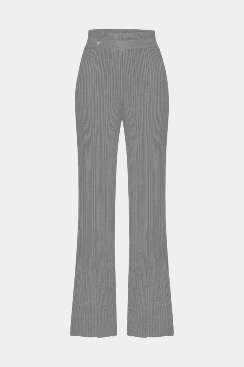 Серые вискозные брюки BDJ24-01 grey(052) T.Mosca