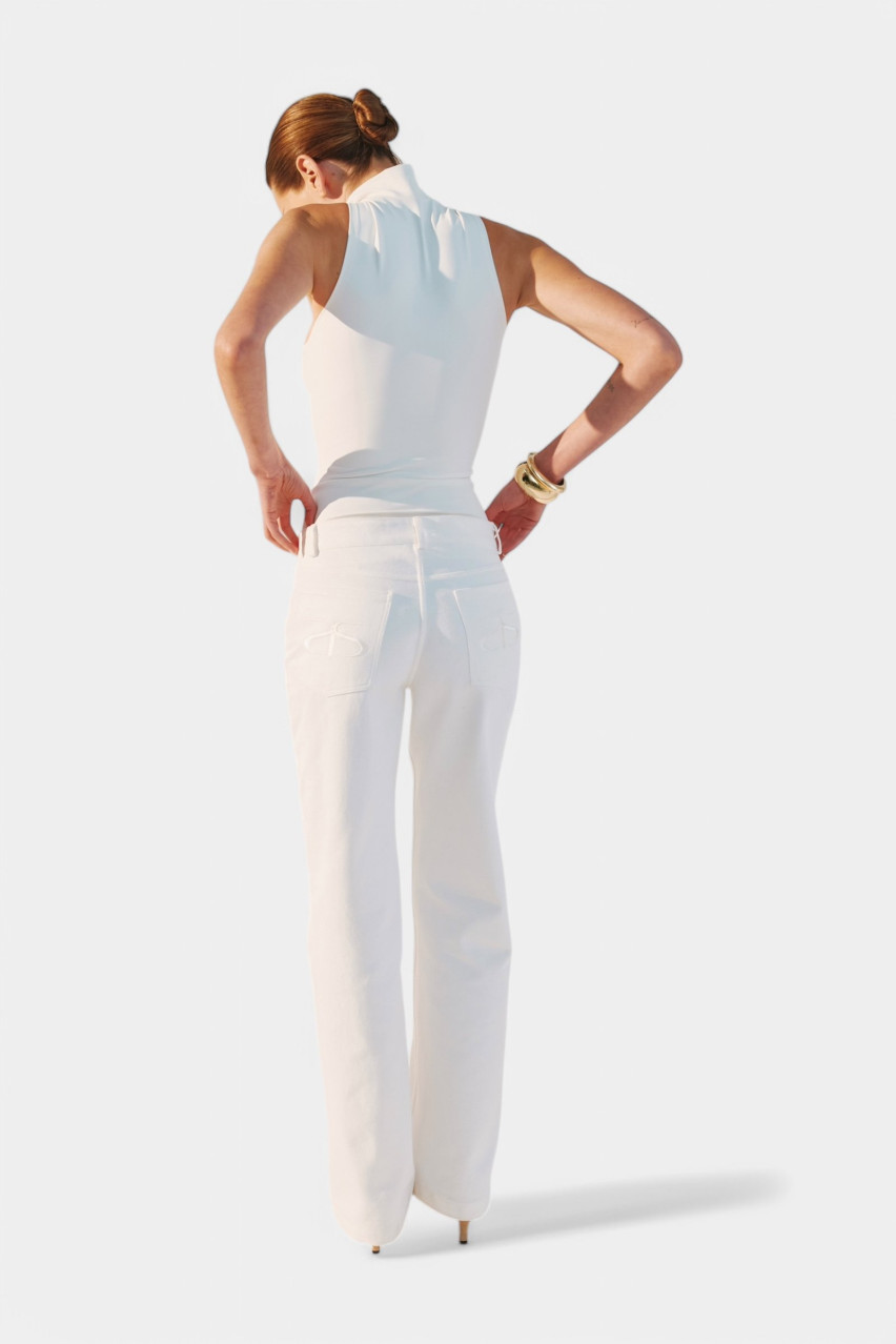 Білі джинси з середньою посадкою JNS-WH-LNG TWEN2'S