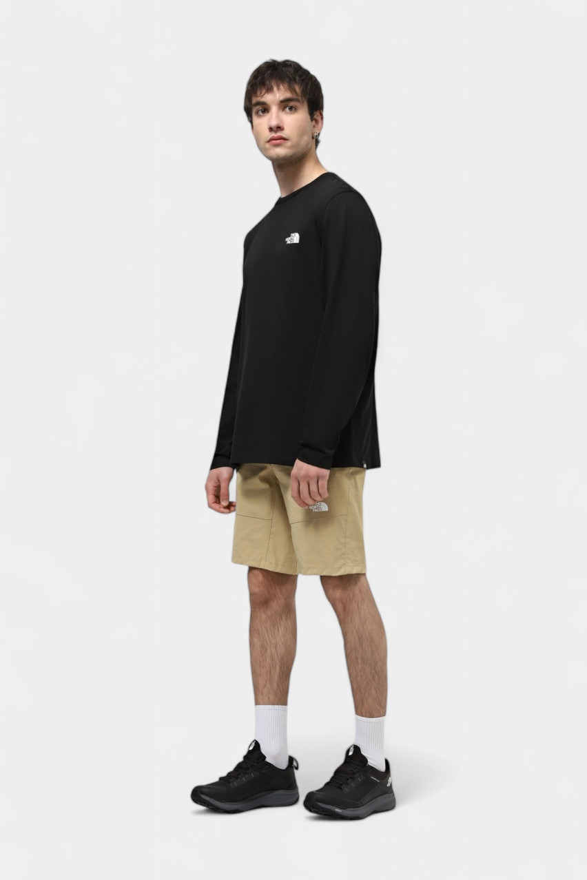 Черный лонгслив L/S Simple Dome Tee NF0A87QNJK31 The North Face