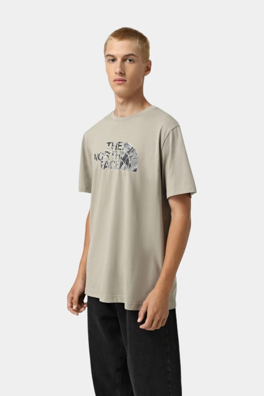 Оливковая футболка S/S Easy Tee Graphic Infill NF0A8A3W9IT1 The North Face