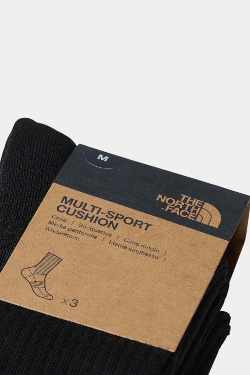 Черные носки Multi Sport Cush Crew Sock 3P NF0A882HJK31 The North Face