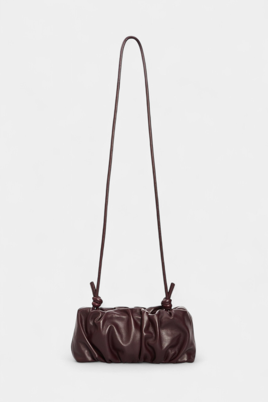 Бордова сумка Rosie v3801-15012 VIKELE STUDIO (золота фурнітура)