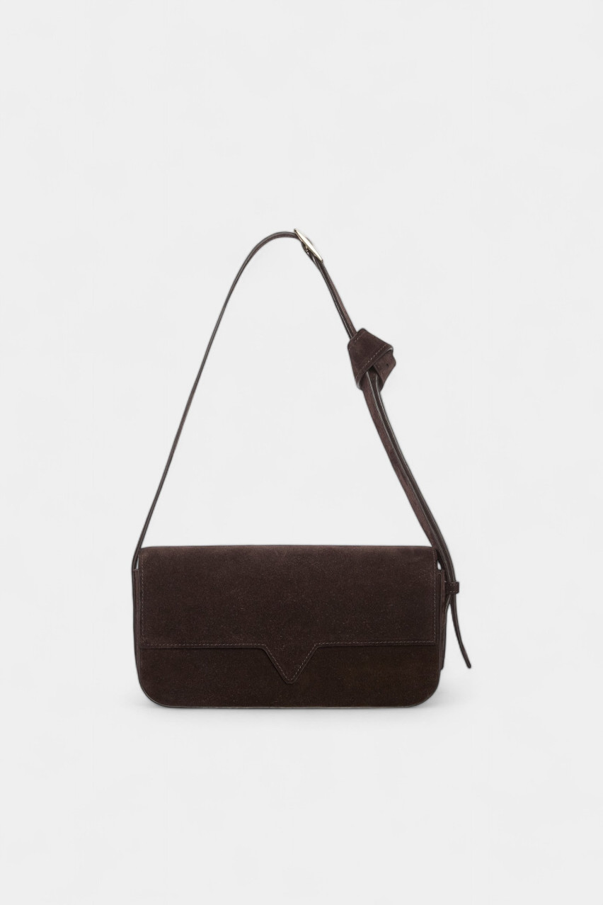 Шоколадна сумка Katrine v0104-21012 VIKELE STUDIO (золота фурнітура)