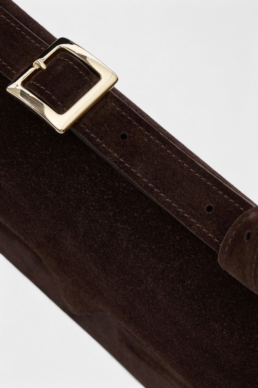 Шоколадна сумка Katrine v0104-21012 VIKELE STUDIO (золота фурнітура)