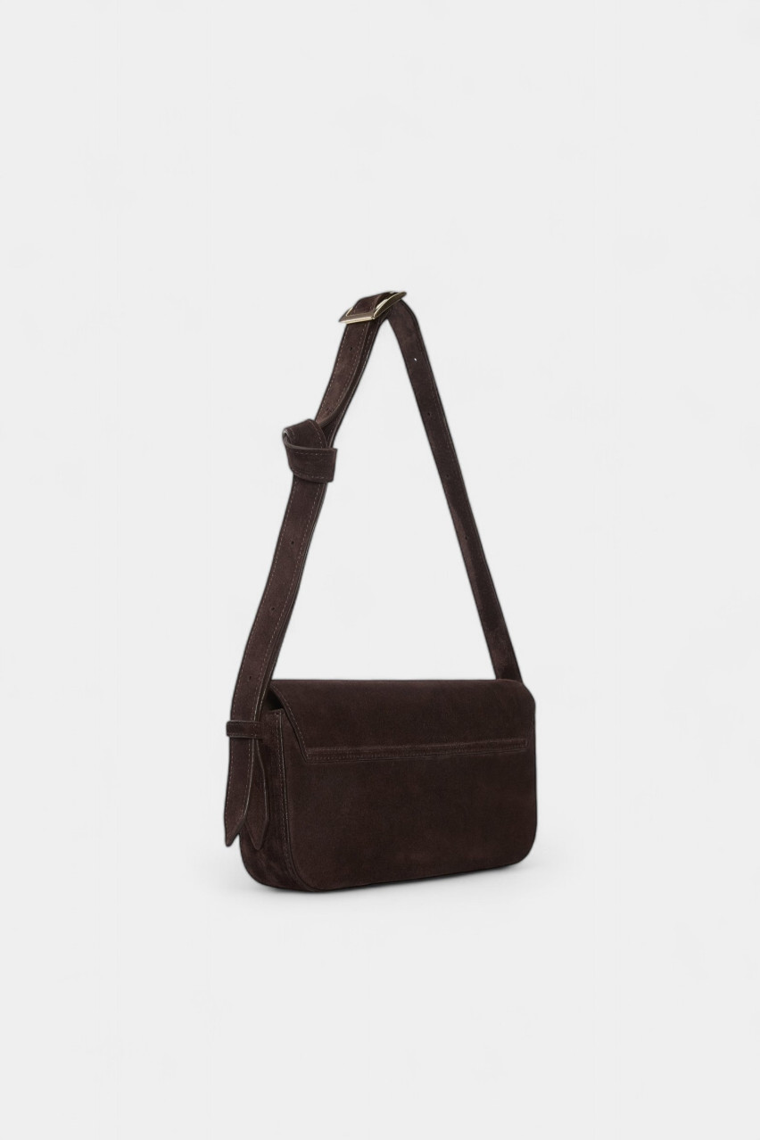 Шоколадна сумка Katrine v0104-21012 VIKELE STUDIO (золота фурнітура)