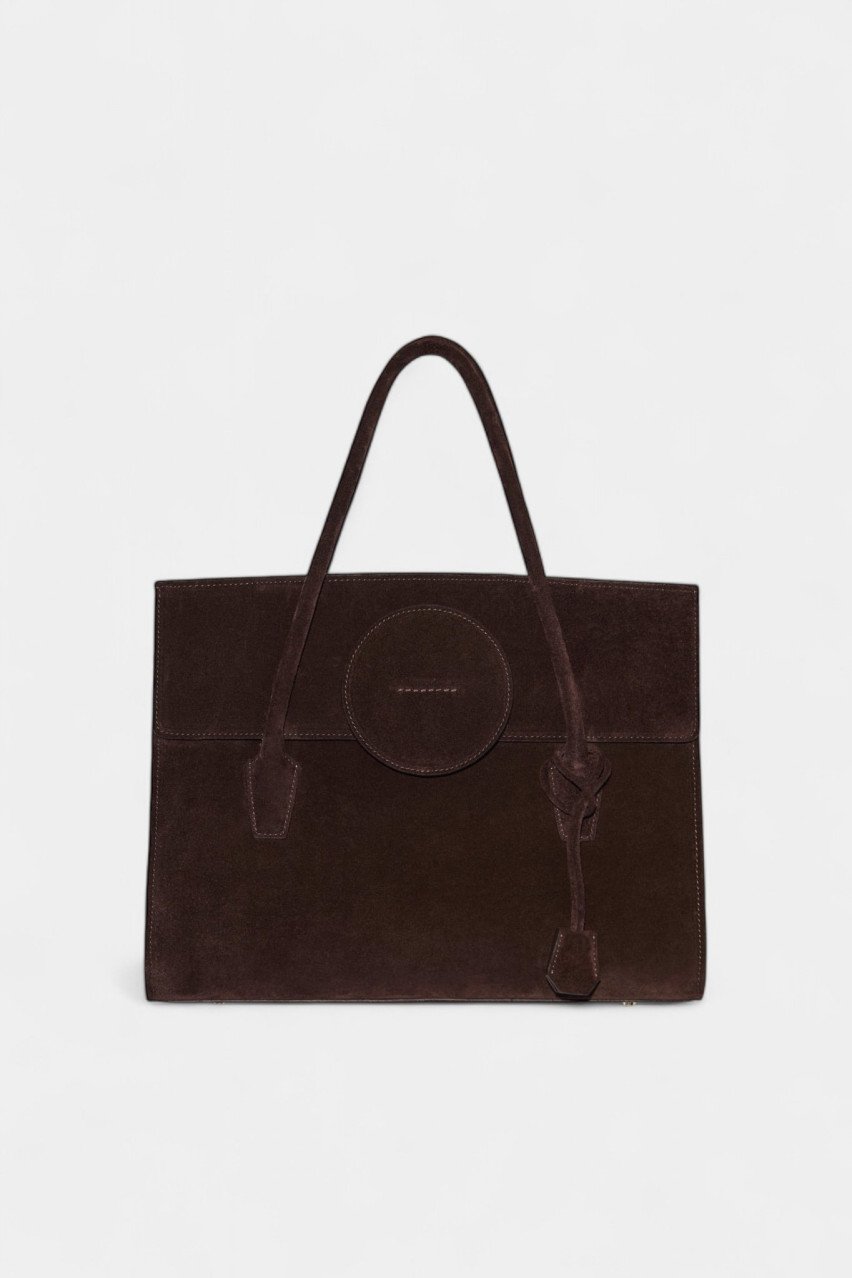 Шоколадна сумка Gràcia v0904-08011 VIKELE STUDIO (срібна фурнітура)